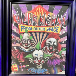 Killer Klowns From Outer Space |  Extraterrestrials | Cotton Candy | Chiodo Brothers | Framed Art