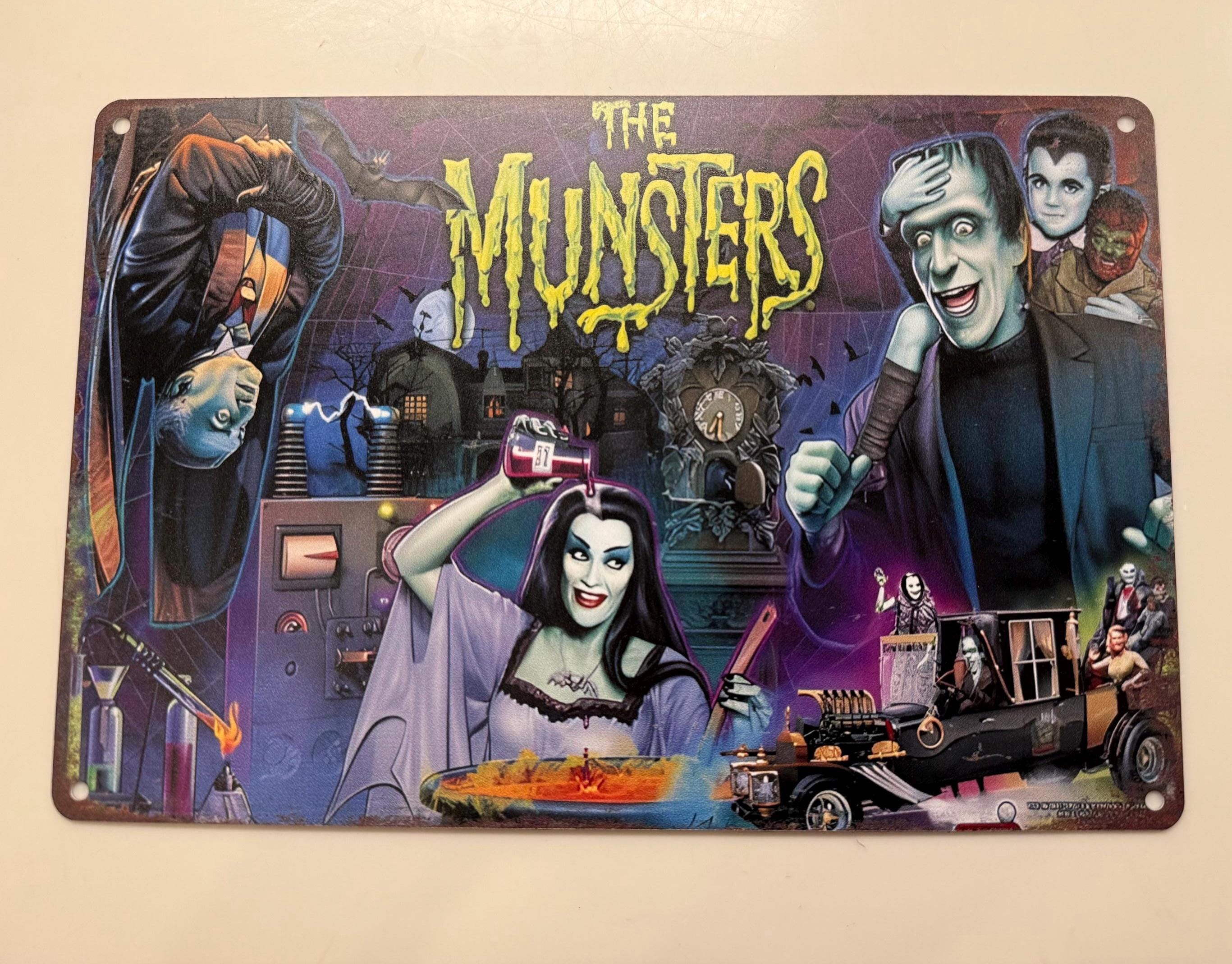 The Munsters | Metal 3D Looking Art - Etsy