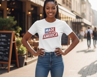 Made in America T-Shirt | 4th of July Patriotic USA Tee