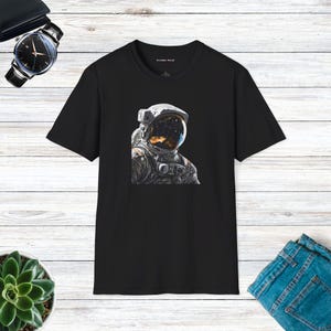 Astronaut Space-Themed Softstyle T-Shirt