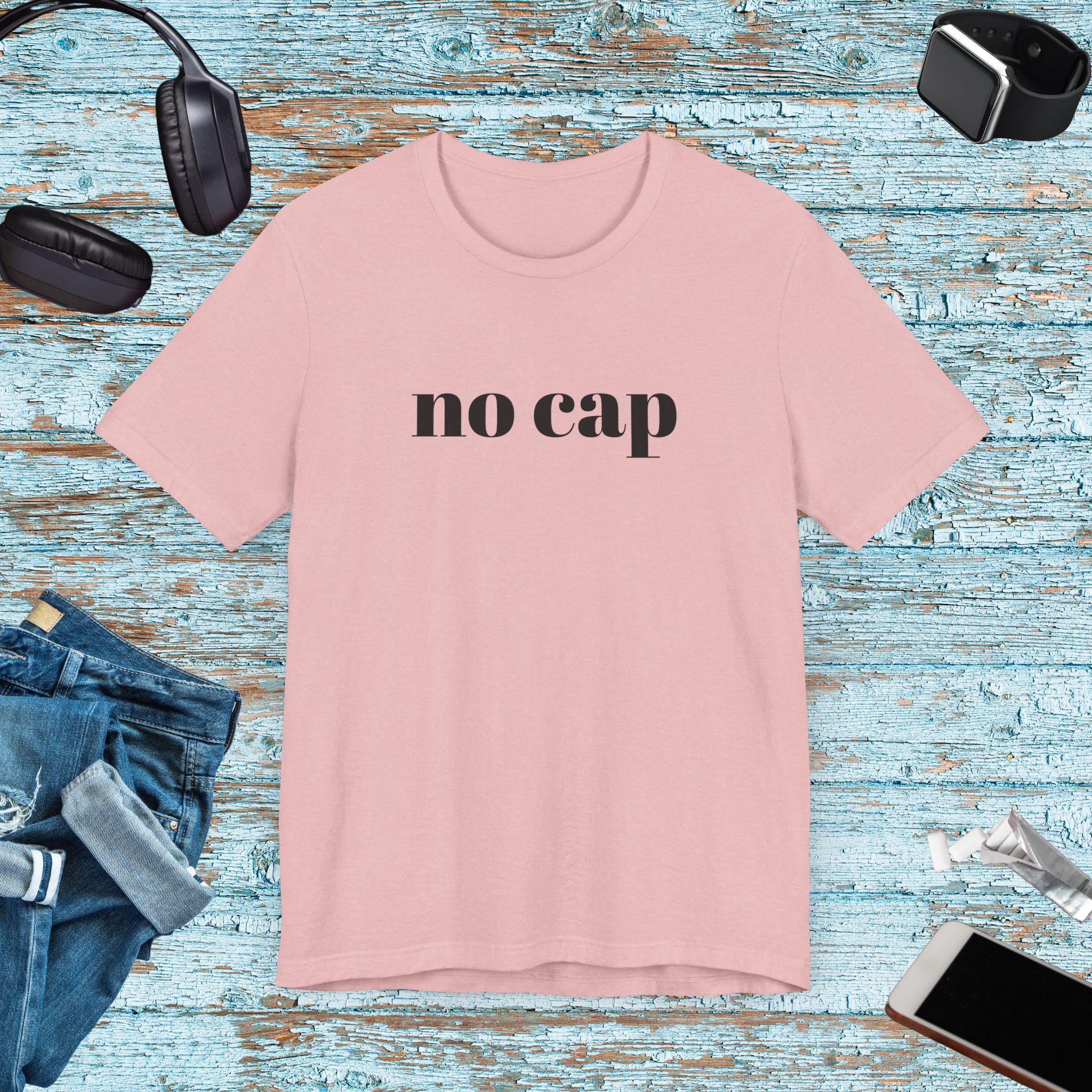 No Cap Graphic Tee: Unisex Jersey T-shirt, Streetwear Fashion - Etsy