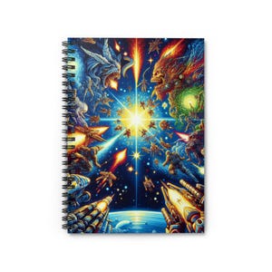 Space Notebook - Ruled Line