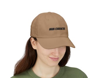 Casquette pour papa du personnage principal - Chapeau blanc classique pour un style de tous les jours