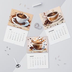 Coffee Lovers 2026 Calendar – Quirky Coffee Quotes, Wall Decor