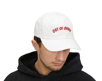Out of Office Dad Cap | Relaxed Getaway Cotton Hat