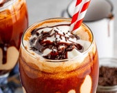 Salted Caramel Mudslide Milkshake Cocktail Mixer - quot Ice Scream quot Popular for Ice Cream Party Favors - Make into Mocktail or give as a gift.