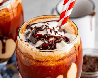 Salted Caramel Mudslide Milkshake Cocktail Mixer - "Ice Scream" Popular for Ice Cream Party Favors - Make into Mocktail or give as a gift.