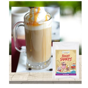 Butter Brew Cocktail Drink Mixer.  This mix is much like the popular Butter Beer.  Just add milk and cream soda for a mocktail or Butterscotch Schnapps or Irish Cream for a cocktail.  Makes 6-8 drinks.  Great gift for Harry Potter lovers or yourself!