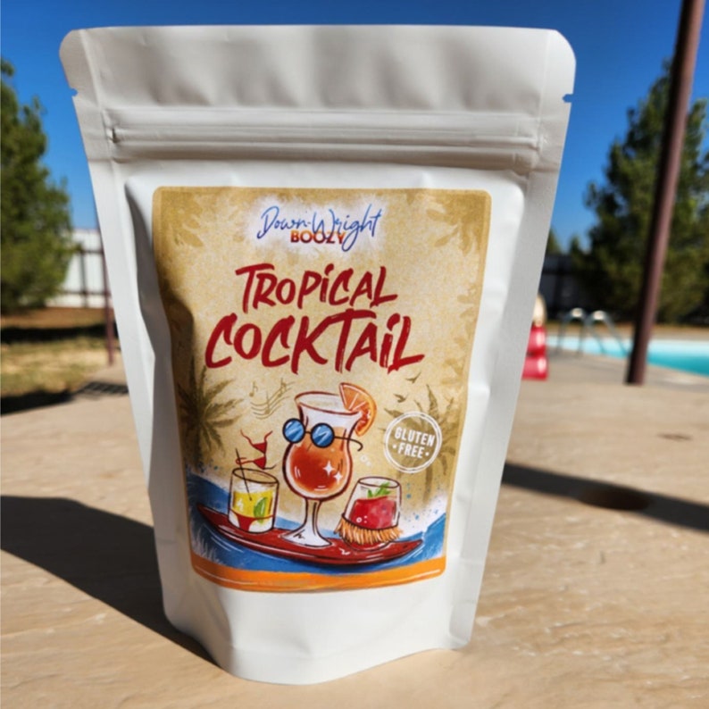 Hawaiian Mimosa Cocktail Mixer Make With Pineapple Juice, and Wine or