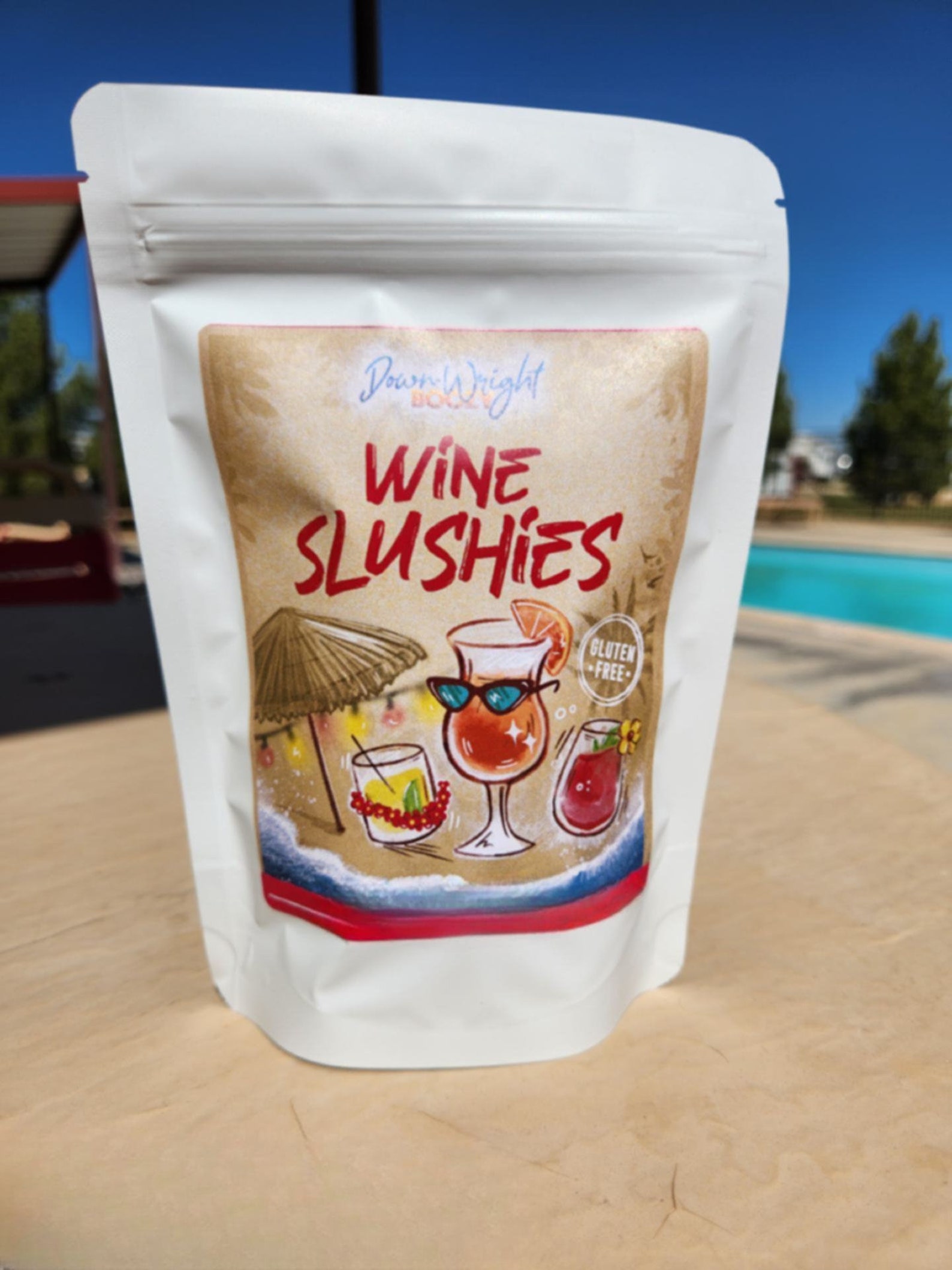 Pomegranate Wine Slushie Drink Mixer Mix With Wine or Grape Juice makes