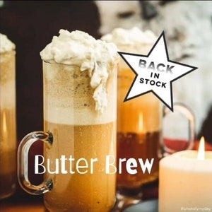 Butter Brew is a delicious butterscotch drink creation for wizard lovers.  Mix with cream soda and enjoy.  Harry would be jealous.  Serves 6-8