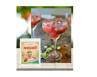 Fiesta Raspberry Margarita Drink Mix - Cocktail Mixer - Can add jalapeno's to make SPICY!!  Makes a full blender.  Great for gift giving!