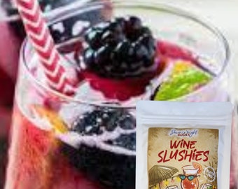 Blackberry Sangria Wine Slushie Cocktail Drink Mixer -Mocktail Option -Makes up to 1 gallon-  Perfect gift for her or adult party favor.