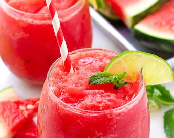 Watermelon Wine Slushie Cocktail Mixer - Summer Party -Drink Mix for Girls Night Out -Makes 7-8 drinks- Delicious wine slushie gift!