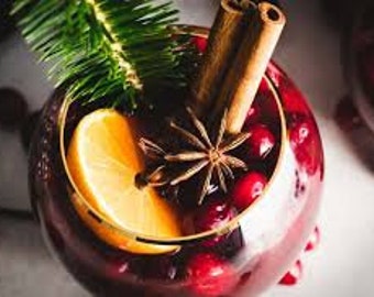 Christmas Wine Sangria Cocktail Drink Mixer - Wine Lover Gift - Send a Christmas Care Package or Good White Elephant Gifts for Christmas.