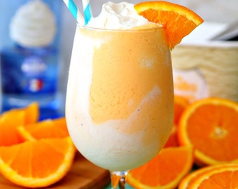 YUMMY!! Orange Dreamsicle Cocktail or Mocktail Mixer- makes 6-8 drinks - Great care package for her or Love yourself entirely with fun food!