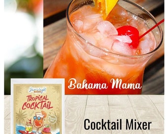 Bahama Mama Drink Mixer - Great for girls trip favors,  rum lover gifts, or a care package.  Delicious and best selling boozy gift item.