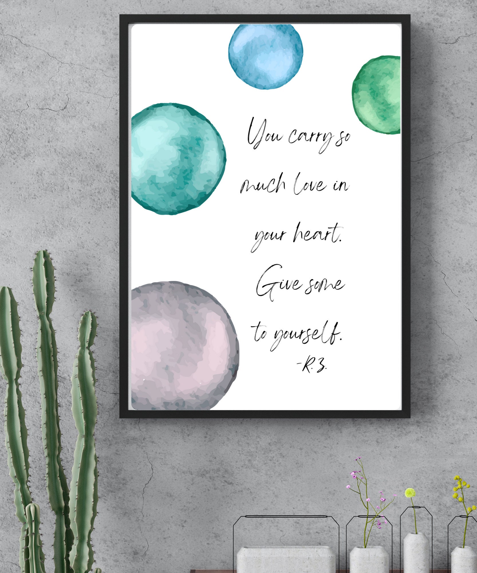 So Much Love Poster - Etsy