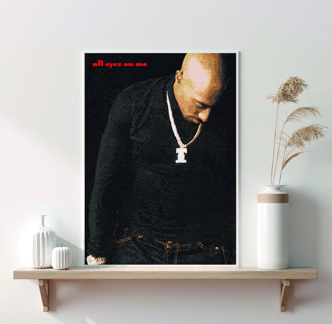 2Pac All Eyez On Me Printing Wall Art 40x30cm