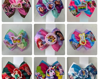 Character hair bows