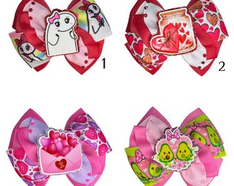 Valentine’s Hair Bows