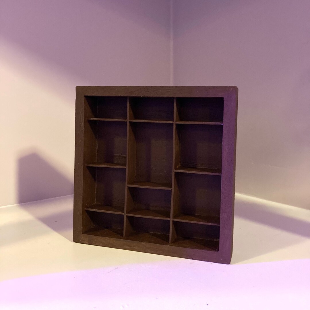 Wooden Curiosity Printer Tray Letterbox Display Rock Etsy