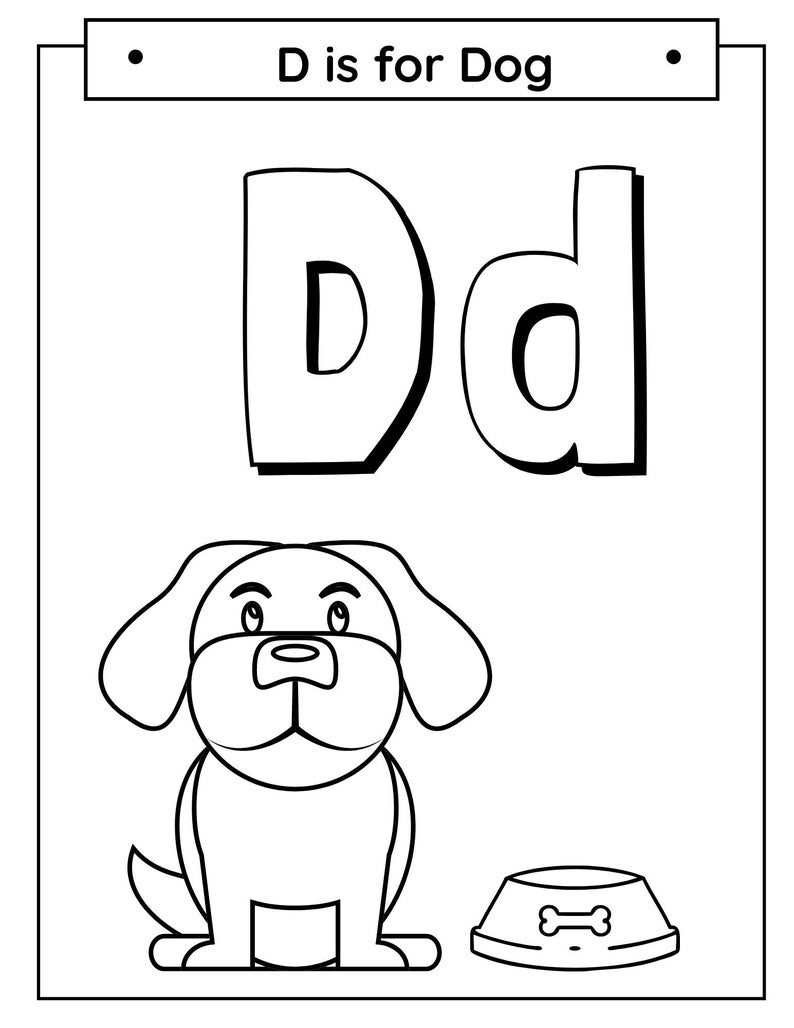 My Alphabet Coloring Book Toddler Coloring Book Preschool - Etsy