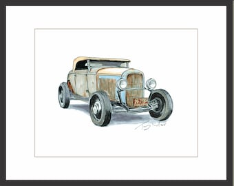 1932 Ford Roadster - Digital Print