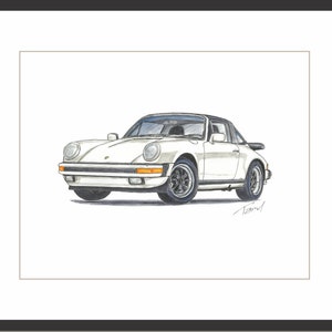 911 Targa Bianca - Stampa Digitale