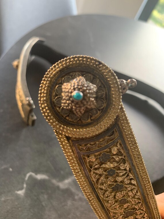 Antique Caucasian Gold-plated Silver Belt - Etsy display picture 2