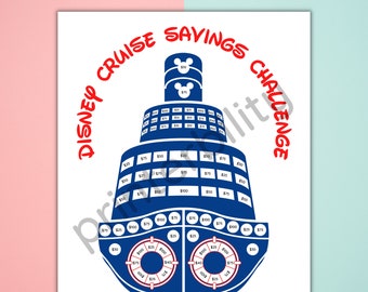 Printable Magical Cruise Savings Challenge - Instant Download!