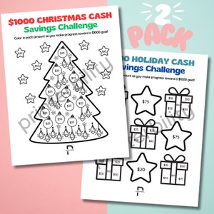 BOGO Christmas Savings Challenges - Save Money for Christmas!