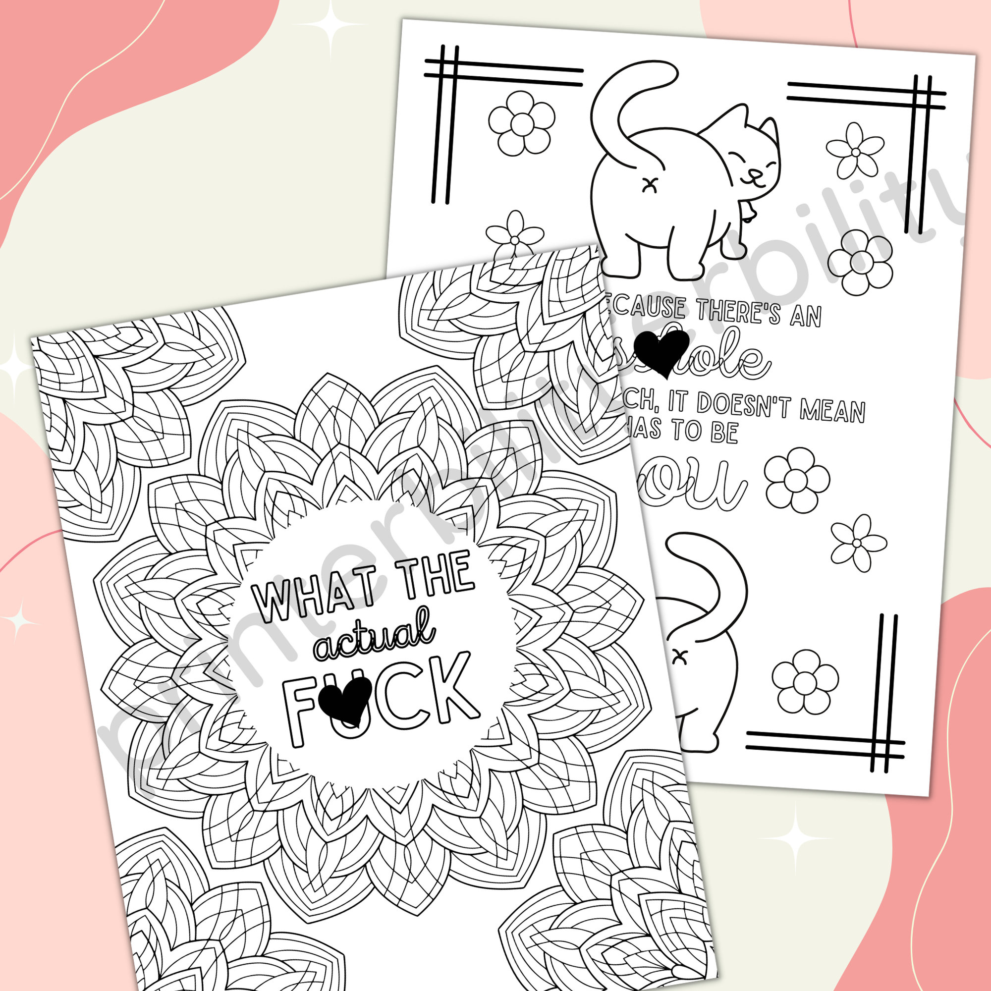 5 Awesome Printable Coloring Pages for Adults