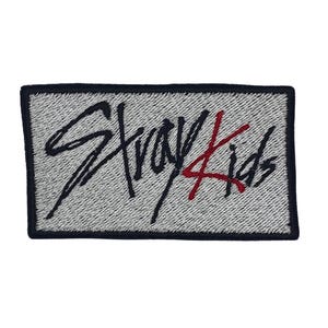 Stray Kids Group Logo - K-Pop Band Bügelbild | 3 x 5 cm Gestickter Aufnäher