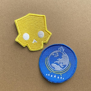 Helldivers 2 - Super Earth Logo, Helldivers Logo - Iron-On Patch | 3 x 3 Inch Embroidered Patch