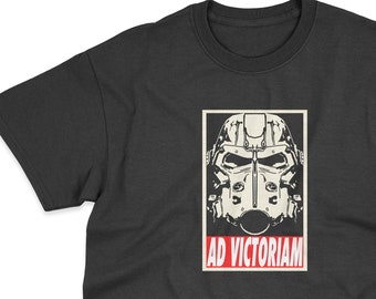 Ad Victoriam Brotherhood The Face Of The Fallout T-Shirt