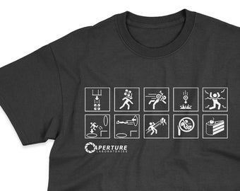 Aperture Labs Jump Into The  Portal For Science T-Shirt