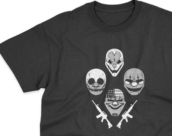 Four Mask Crimewave Score A Payday Game T-shirt