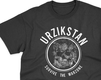 Urzikstan Survive The Warzone It Is Your Duty Gamer T-Shirt