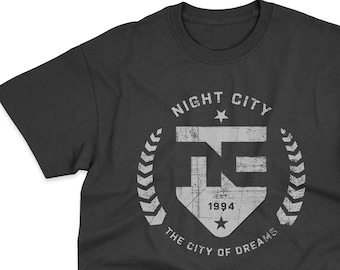 Night City Cyber Sci-fi Punk Style T-shirt