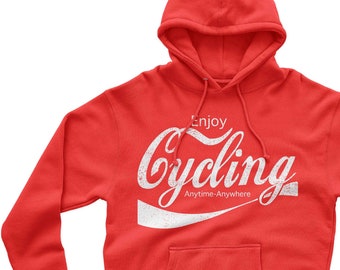 Enjoy Cycling Cola MTB Bike Sports Drink Cyclist Unisex Hoodie