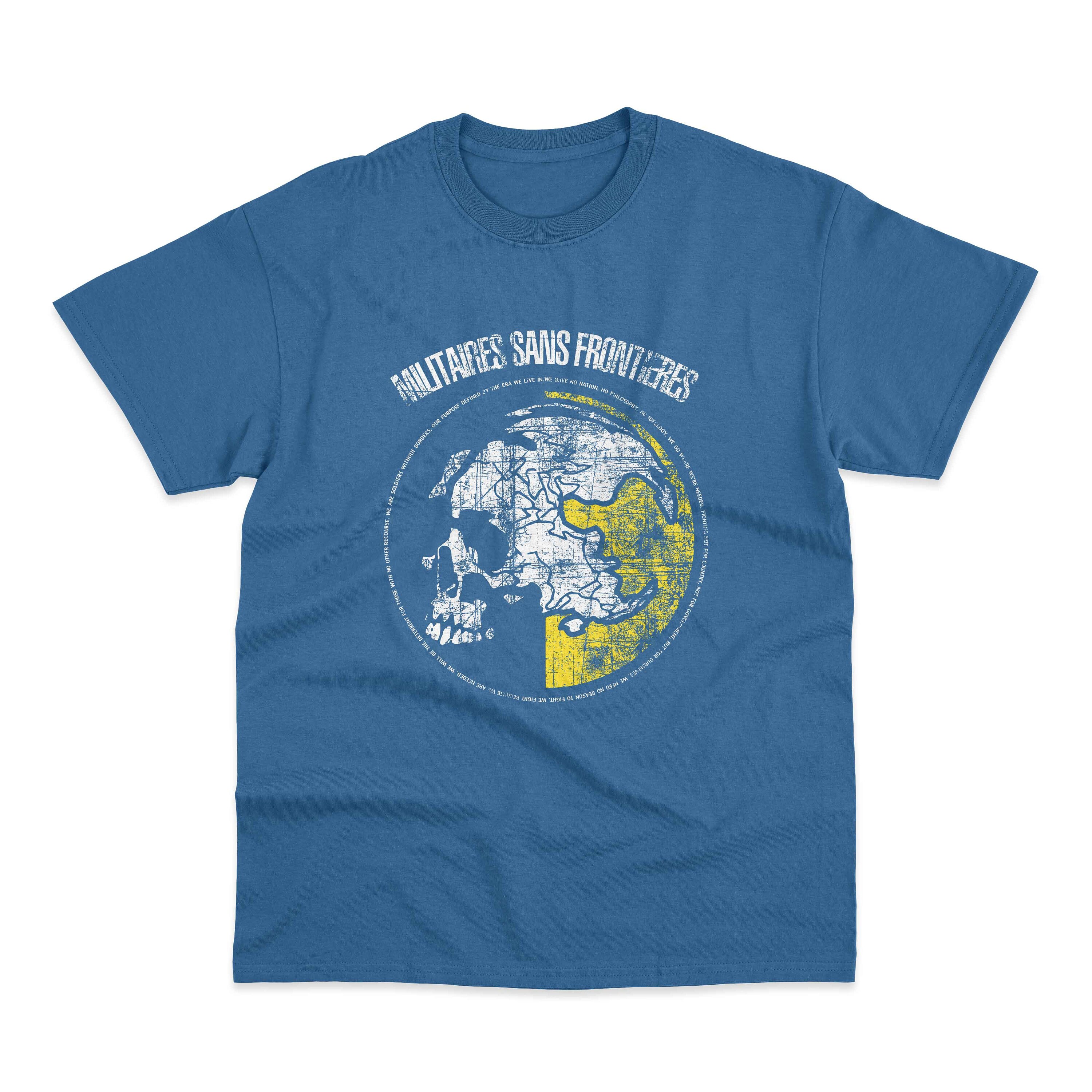 安い購入 MGS Militaires Sans Frontieres Solid Distressed Gear T-shirt トップス