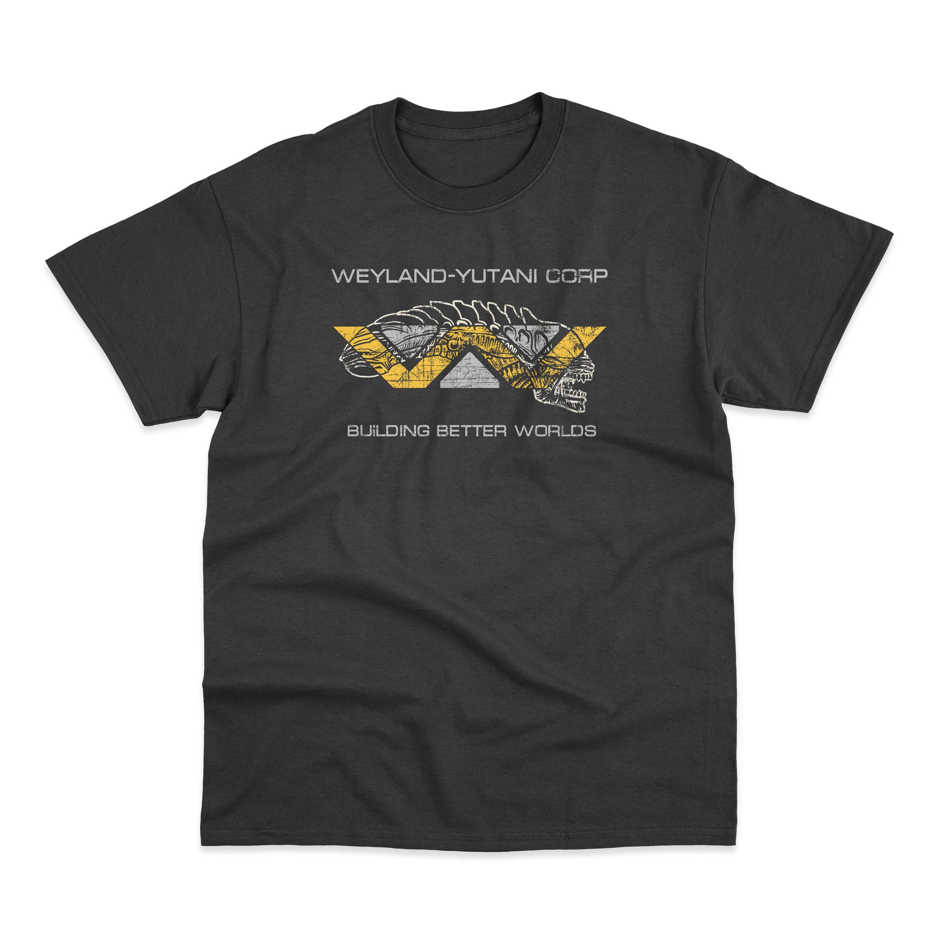 Produktbild von WEYLAND YUTANI Vintage Herren-T-Shirt – ALIENS / RIPLEY / NOSTROMO Design, Aus Baumwolle, Von Gildan