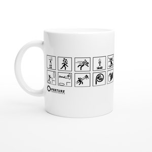 Aperture Labs Jump Into The Portal Coffee Mug Tea Cup