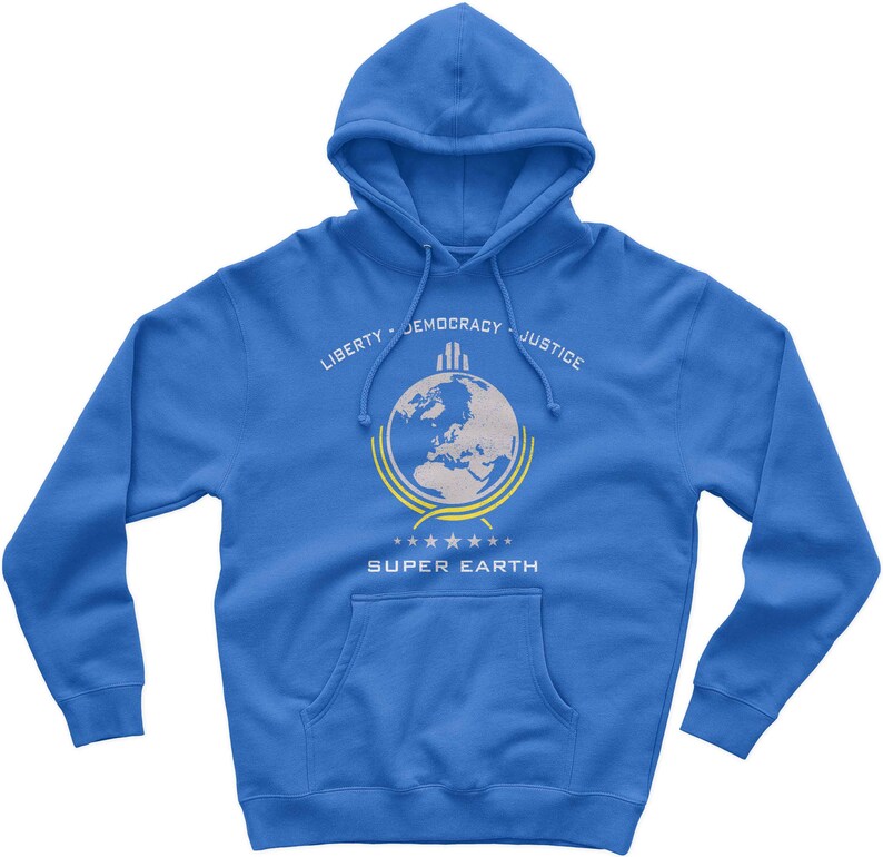 Super Earth Diving Into Hell For Liberty Hoodie Royal