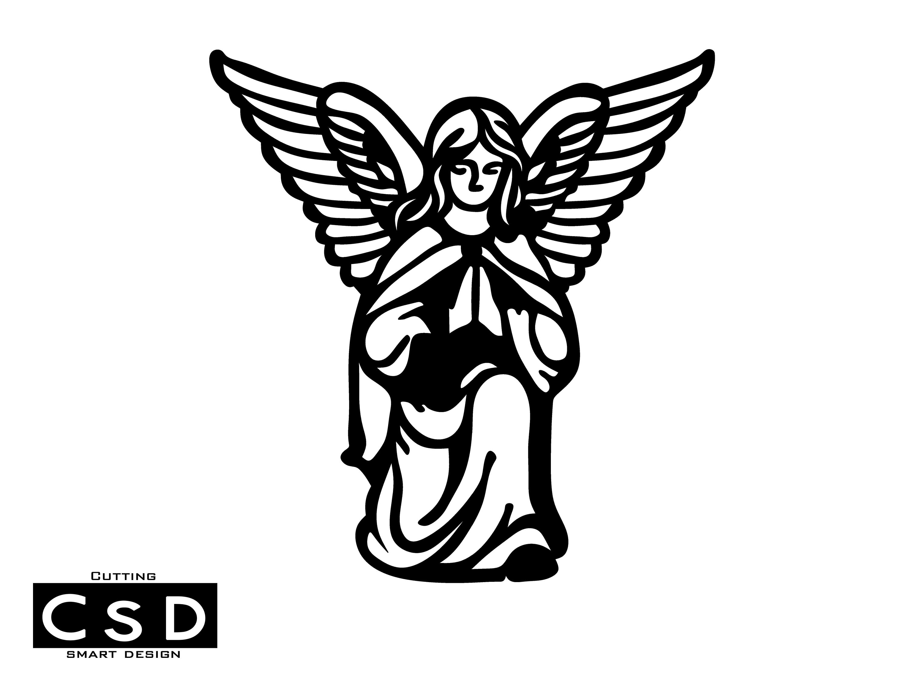Angel Laser Cut DXF/SVG Files. Vector Files - Etsy