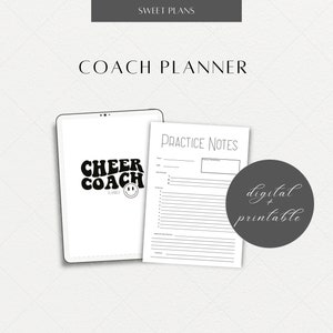 Cheer Coach Planner - Digital + Printable