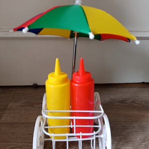 Vintage Condiment Cart
