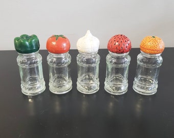 ヴィンテージ マコーミック セサミシード ガラス スパイスジャー