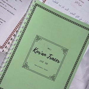 Quran Tracer - Juz Amma/30 Learn to write arabic, Islamic Holy Book